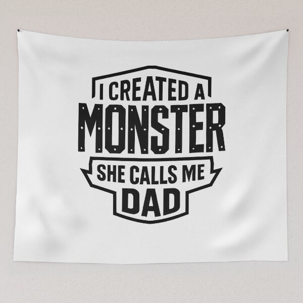 Item preview, I Created a Monster Dad designed and sold by SiarheiYur.