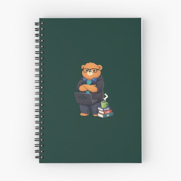 Item preview, PROGRAMMER BEAR - STICKER designed and sold by CROFTARTS.