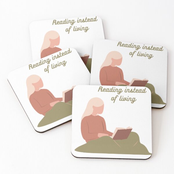 Item preview, Reading instead of living designed and sold by creativityisfun.