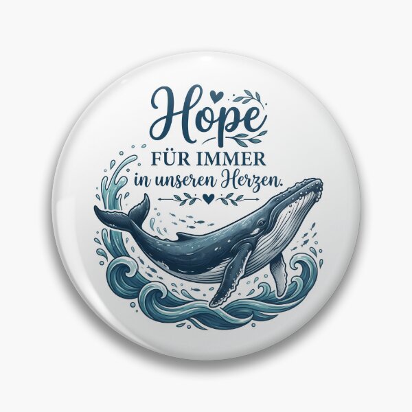 Item preview, Humpback whale Hope - Forever in our hearts designed and sold by Print-Zoo.