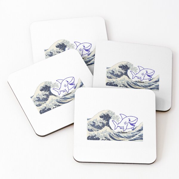 Item preview, Playful Ocean Wave Shark designed and sold by AchraffPrint.