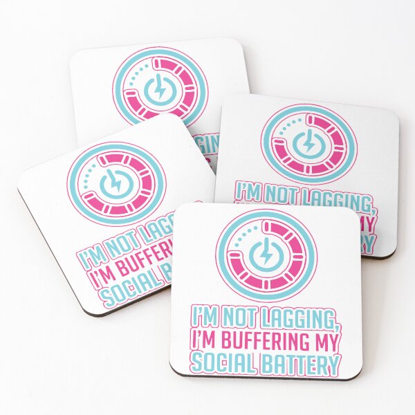 Item preview, Introvert Social Battery Buffering Tech Humor designed and sold by Ixnor.