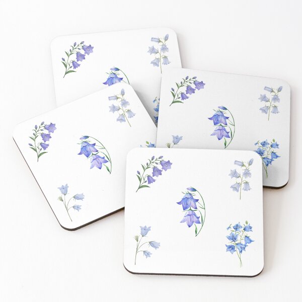 Item preview, Watercolor Bellflowers  designed and sold by silviaol.