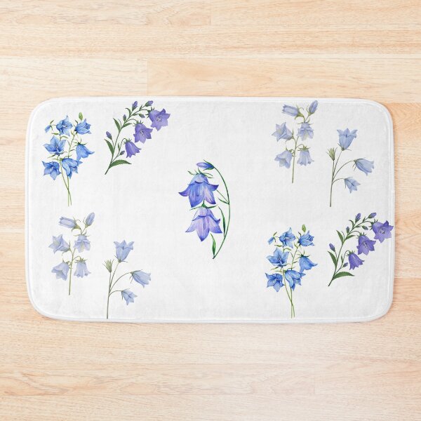 Item preview, Watercolor Bellflowers  designed and sold by silviaol.