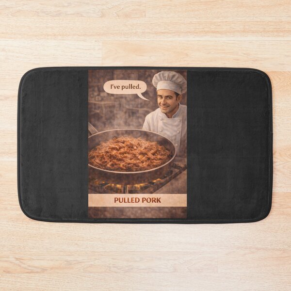 Item preview, Pulled Pork Joke Funny Chef Shirt designed and sold by Hornace88studio.