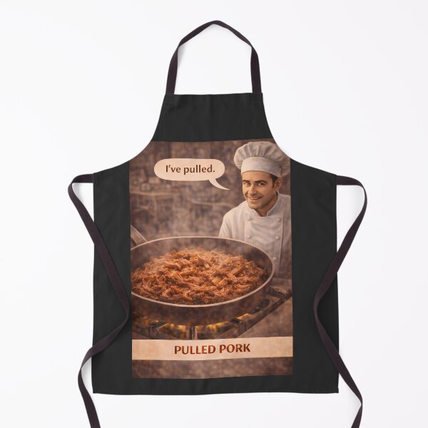 Item preview, Pulled Pork Joke Funny Chef Shirt designed and sold by Hornace88studio.
