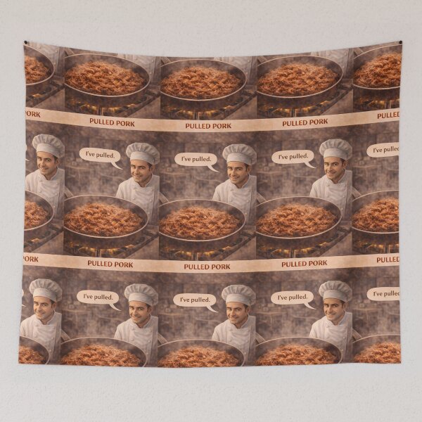 Item preview, Pulled Pork Joke Funny Chef Shirt designed and sold by Hornace88studio .