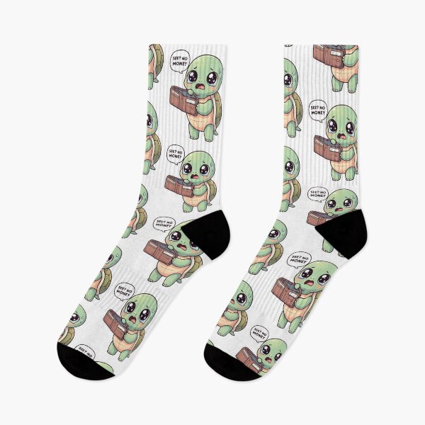 Item preview, See No Money Funny Turtle Design– Broke Meme Cute Kawaii Design designed and sold by ColorFlick.