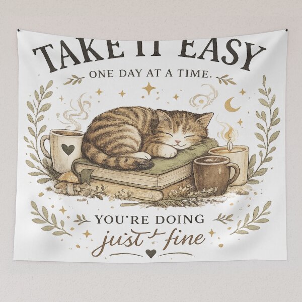 Item preview, Take It Easy Cat designed and sold by Unknowj.