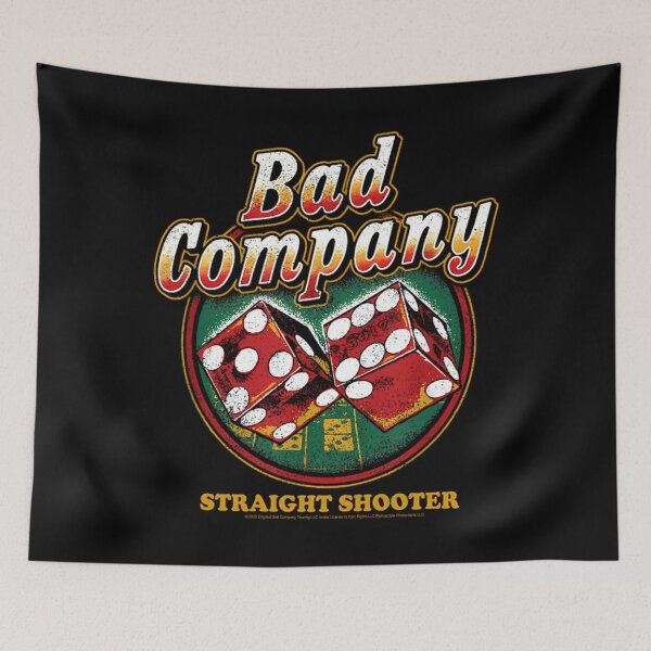 Item preview, Bad Company Classic Rock Band Dice Logo Art - Vintage Hard Rock Music Poster - 70s Rock Fan Gift Wall Decor designed and sold by Camwal.