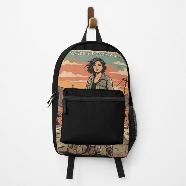 Item preview, Nowhere & Everywhere Vintage Road Trip Aesthetic Travel Illustration designed and sold by AmazingEG.