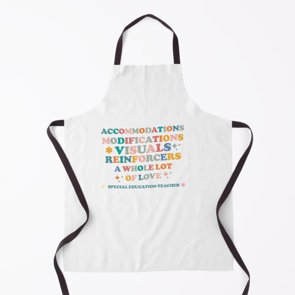 Item preview, Accommodations & Modifications & Visuals & Reinforcers & a Whole Lot of Love Special Education Teacher - To all beautiful special education SPED Teacher beautiful Groovy design  designed and sold by Artsy Apparels.