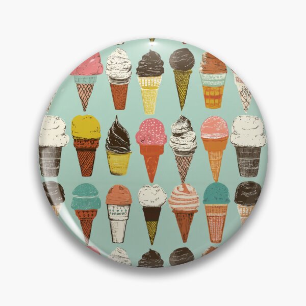 Item preview, Vintage Ice Cream Cone Pattern Sweet Summer Treat designed and sold by NicolasGlowArt.