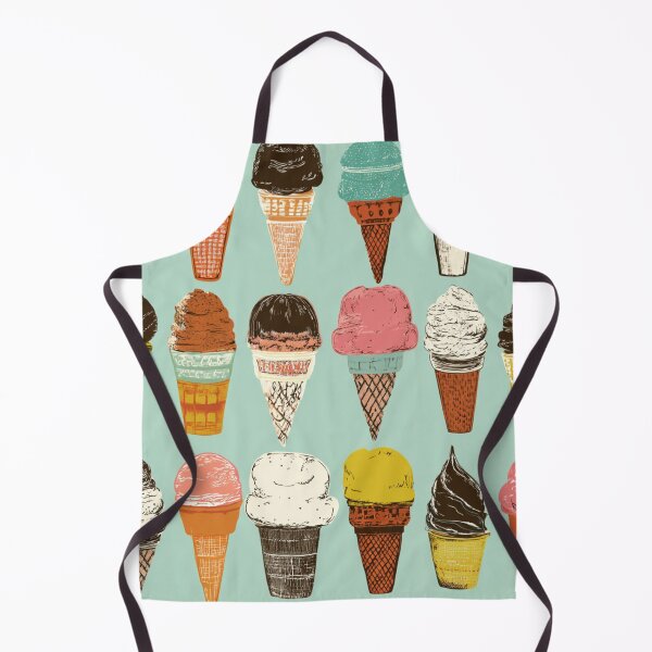 Item preview, Vintage Ice Cream Cone Pattern Sweet Summer Treat designed and sold by NicolasGlowArt.