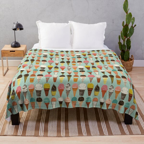 Item preview, Vintage Ice Cream Cone Pattern Sweet Summer Treat designed and sold by NicolasGlowArt.
