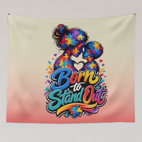 Item preview, Born to Stand Out | Autism Awareness designed and sold by skkyfaithArtz.