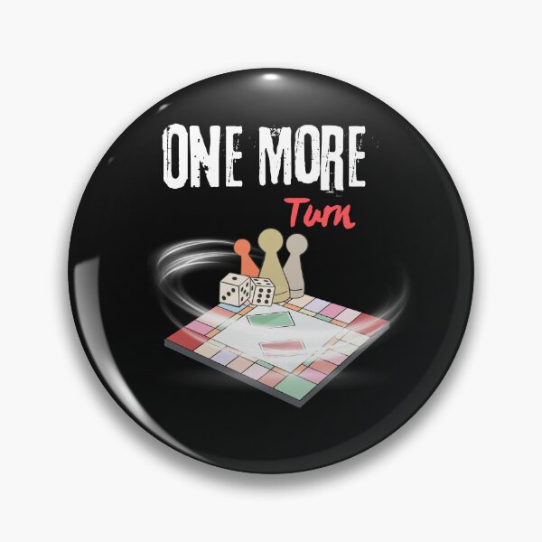 Artikelvorschau, One More Turn – Brettspieldesign | Vintage-Tabletop-Gaming-Kunst | Würfel- und Spielfigurenillustration entworfen und verkauft von Aquarius-club.