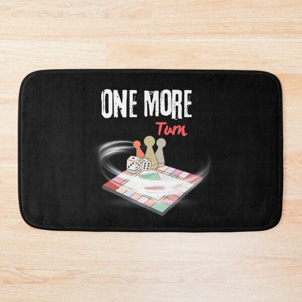 Item preview, One More Turn Board Game Design | Vintage Tabletop Gaming Art | Dice & Meeples Illustration designed and sold by Aquarius-club.