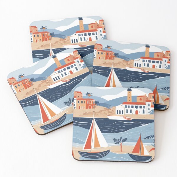 Item preview, Sail Away Summer illustration designed and sold by FilMate.