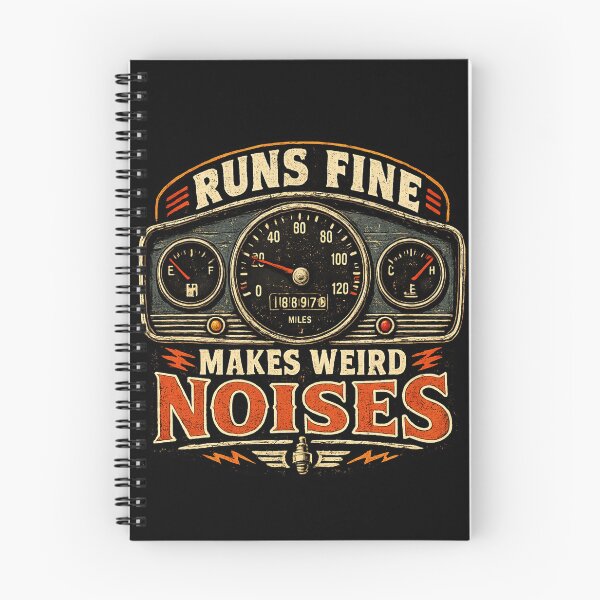 Item preview, Runs Fine Makes Weird Noises Shirt – Funny Mechanic Car Humor Tee designed and sold by NAJURE.