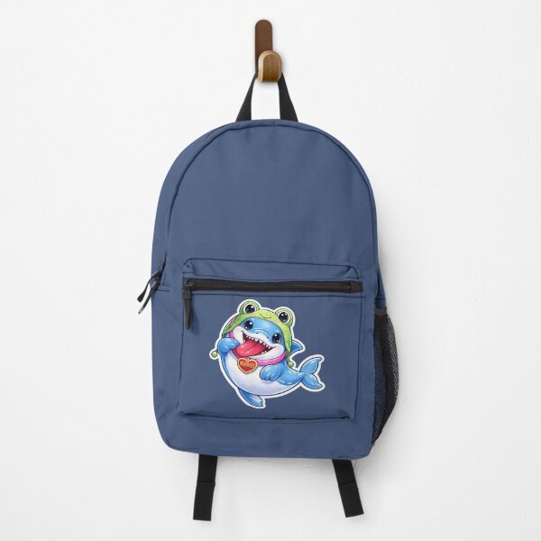 Item preview,  BUBBLES DOLPHIN WITH FROG HAT- STICKER designed and sold by CROFTARTS.
