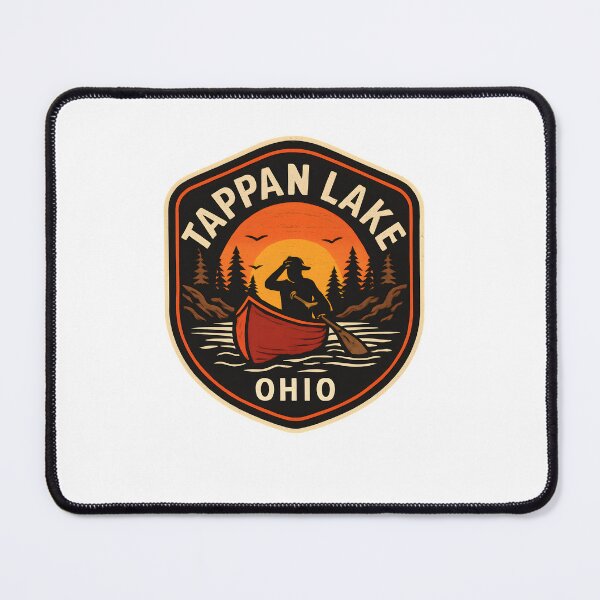 Item preview, Tappan Lake Ohio Canoe Badge designed and sold by SiarheiYur.