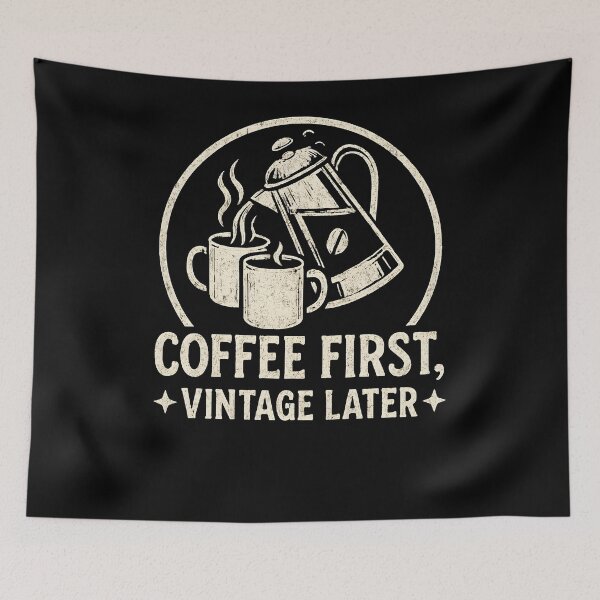 Item preview, Coffee First Vintage Later designed and sold by SiarheiYur.