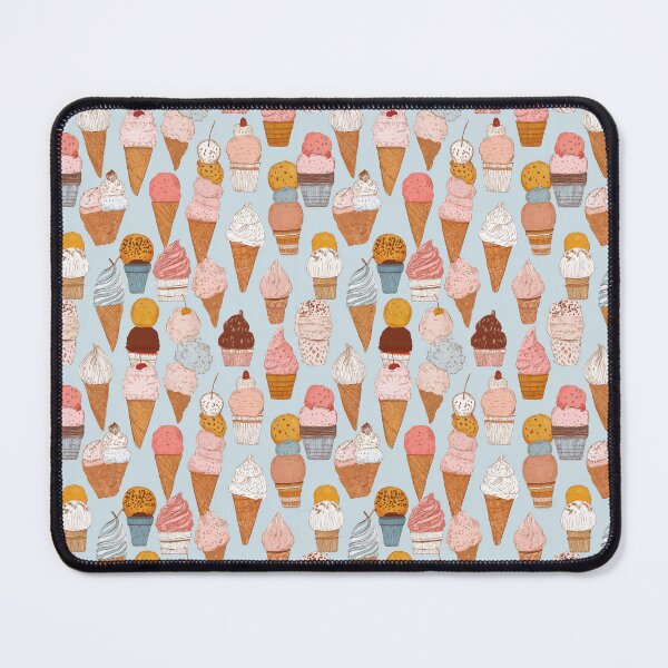 Item preview, Vintage Ice Cream Cones Dessert Pattern designed and sold by NicolasGlowArt.