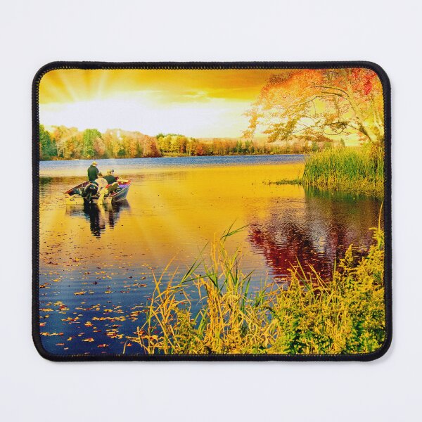 Item preview, Trout Fisherman Catches One, Digital Illustration designed and sold by AMacGPhilly.