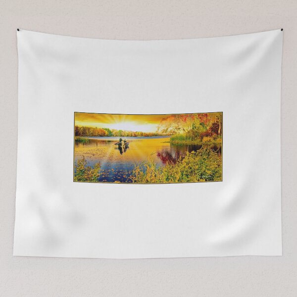 Item preview, Trout Fisherman Catches One, Digital Illustration designed and sold by AMacGPhilly.