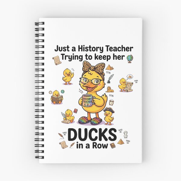 Item preview, Just a History Teacher Trying to Keep Her Ducks in a Row designed and sold by Winarrts.