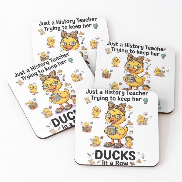 Item preview, Just a History Teacher Trying to Keep Her Ducks in a Row designed and sold by Winarrts.