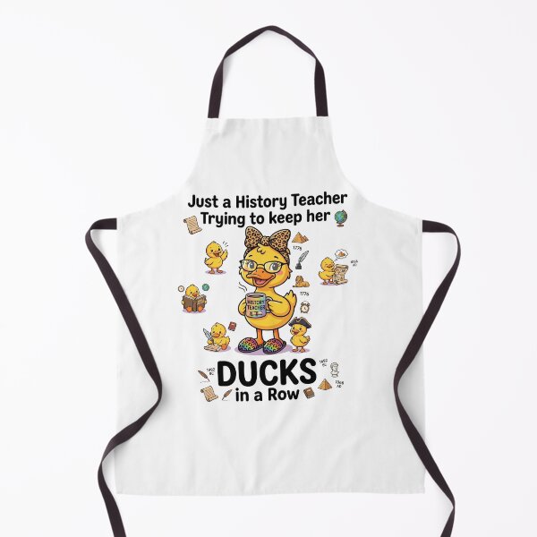 Item preview, Just a History Teacher Trying to Keep Her Ducks in a Row designed and sold by Winarrts.