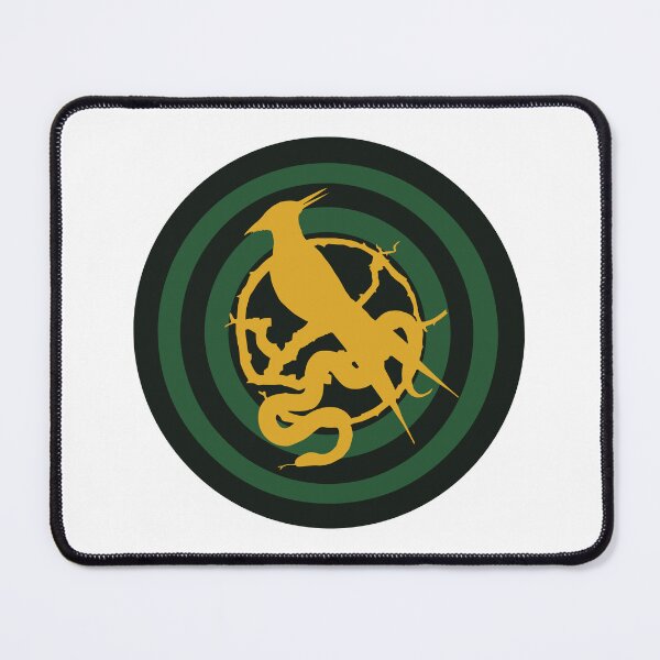 Item preview, Songbirds and Snakes Dystopian Emblem Bird Snake Ballad Circle Design designed and sold by creatingmouseshop.