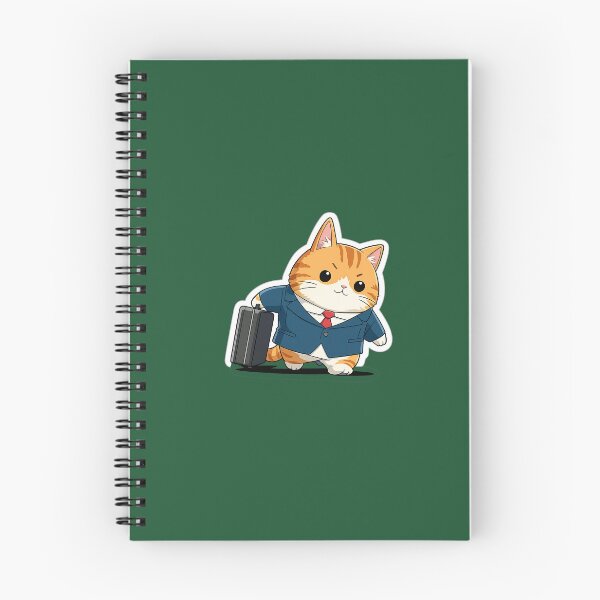 Item preview, WORKING CAT - STICKER designed and sold by CROFTARTS.