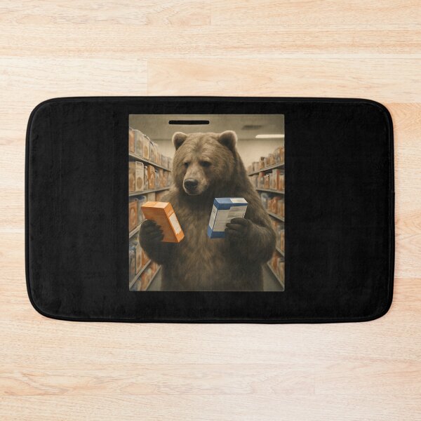 Item preview, Bear Choosing Snacks designed and sold by SiarheiYur.