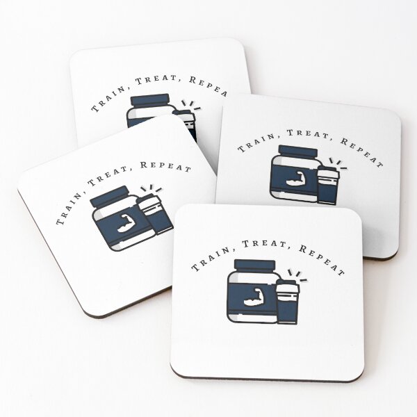 Item preview, Train,Treat, Repeat cool design designed and sold by greener designs.