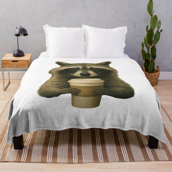 Item preview, Raccoon Coffee Companion designed and sold by SiarheiYur.