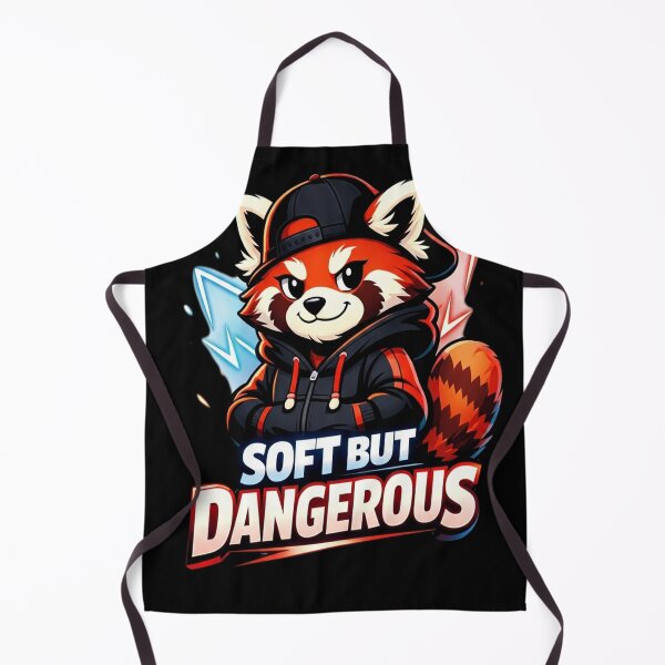 Item preview, Soft But Dangerous Red Panda Kawaii Streetwear designed and sold by Xemora.