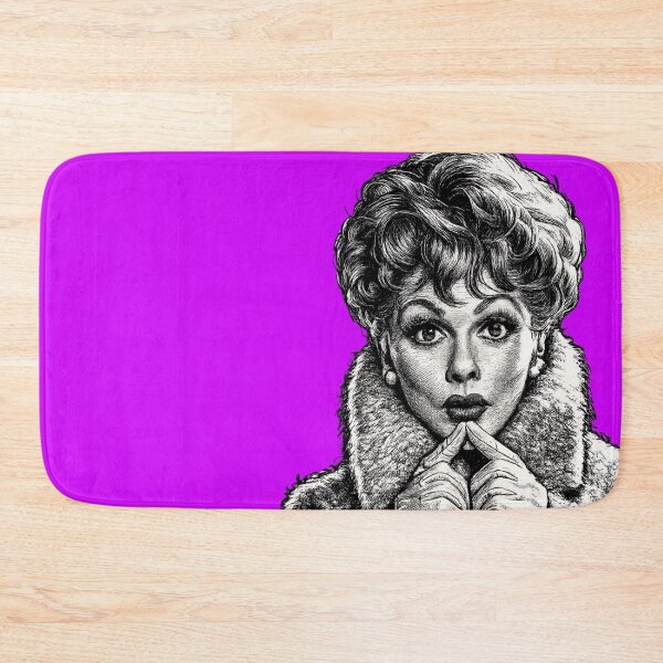 Item preview, I Love Lucy Comedy Icon Black & White Illustration designed and sold by Analog Aura .