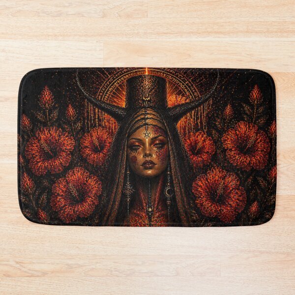 Item preview, Occult Witch Queen - Gothic Celestial Portrait Art designed and sold by TheHorsemanRidesAgain.