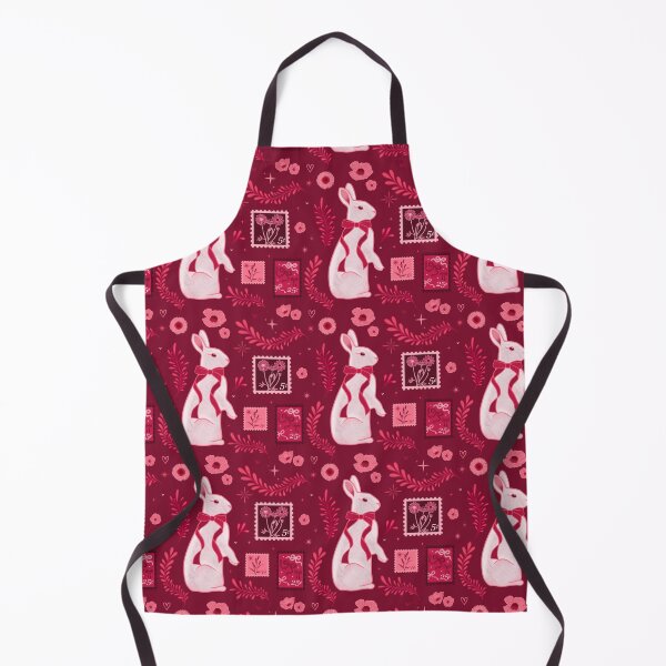 Item preview, Seamless Rabbit Bows and Stamps Pattern designed and sold by Pinecone Place.