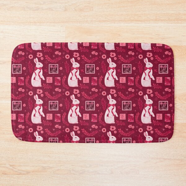 Item preview, Seamless Rabbit Bows and Stamps Pattern designed and sold by Pinecone Place.