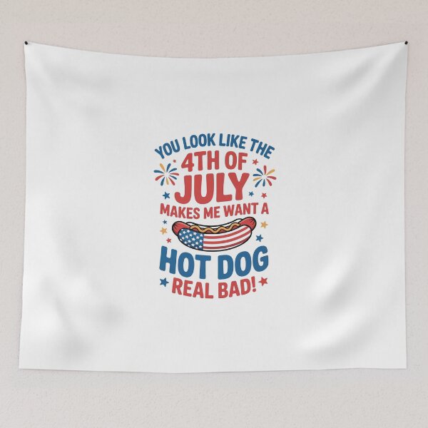 Item preview, Fourth of July Hot Dog  designed and sold by jkrphoto.