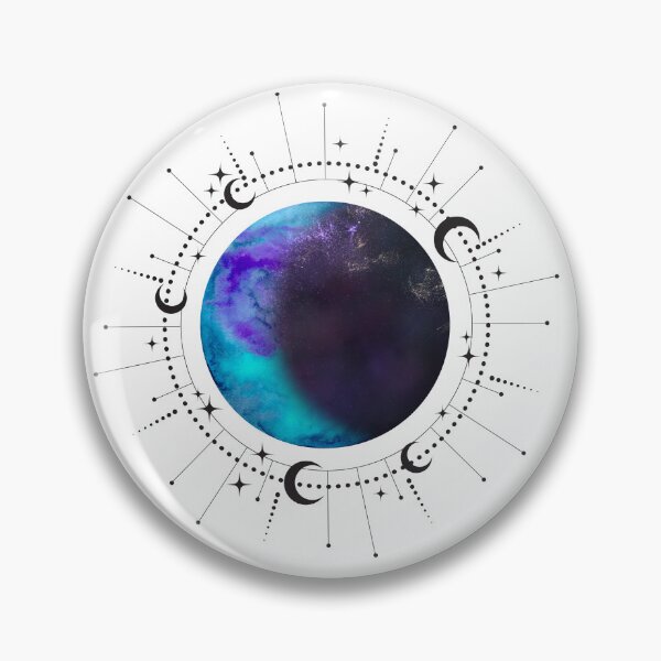 Item preview, Celestial Moon Planet Galaxy Witchy Aesthetic T-Shirt designed and sold by Aura Design.