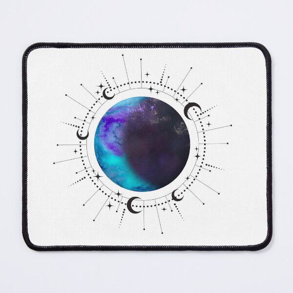 Item preview, Celestial Moon Planet Galaxy Witchy Aesthetic T-Shirt designed and sold by Aura Design.