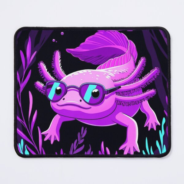 Item preview, Cool Neon Axolotl designed and sold by StampLab1.