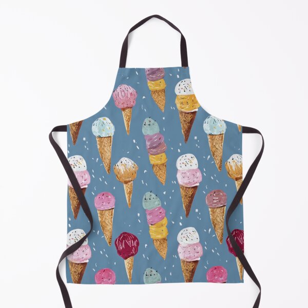 Item preview, Summer Ice Cream Cones Pattern Sweet Tooth designed and sold by NicolasGlowArt.