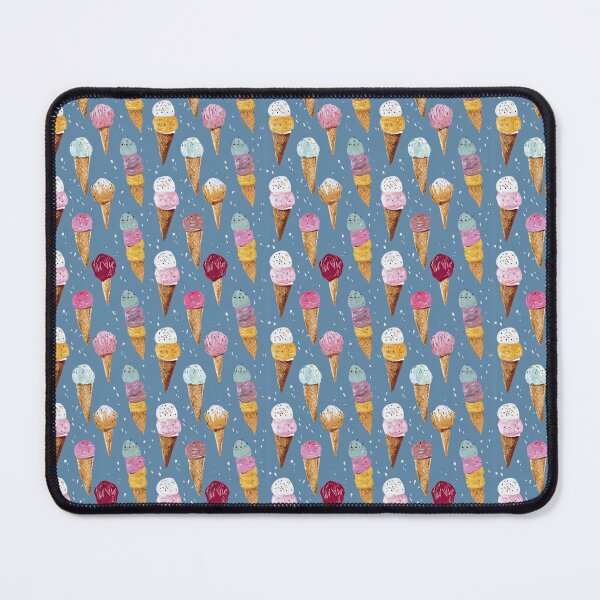 Item preview, Summer Ice Cream Cones Pattern Sweet Tooth designed and sold by NicolasGlowArt.