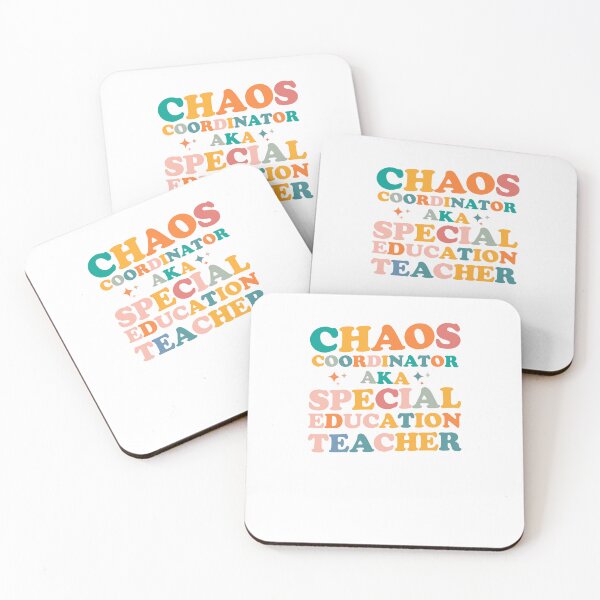 Item preview, Chaos Coordinator AKA Special Education Teacher - To all beautiful special education SPED Teacher beautiful Groovy design  designed and sold by Artsy Apparels.